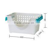 Small Plastic Stackable Basket and Storage Box thumbnail-3