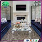 Plexiglass Mirrored Coffee Table Acrylic Cafe Table Clear Living Room Center Table thumbnail-2