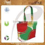 12 OZ Natural Canvas Tote Bag With Inside Lining & With Inside & Outside Pocket thumbnail-2