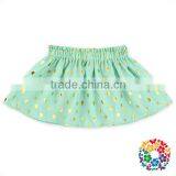 Gold Hearts Print Baby Girls Mini Skirt 0-6 Years Old 8 Sizes Fancy Short Skirts thumbnail-1