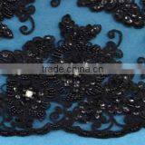 Zhuosi Brand Black Embroidery Lace Trim Sold on thumbnail-3