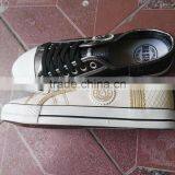 Fujian Cheap Stock Ladies Black White Sneakers Shoes thumbnail-2