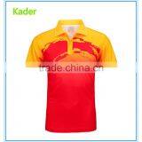 Wholesale Custom 100% Polyester Sublimation Print Dry Fit Polo Shirt Design thumbnail-1