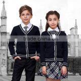 Blank Plain Color Knitting Cardigan School-uniform Sample thumbnail-4
