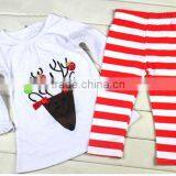Children's Girls Xmas Outfit Deer Pattern Outfit Ruffle Kids Christmas Clothes thumbnail-5
