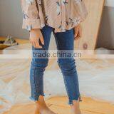 Zm35739a New Model Autumn Girls Jeans Pants Casual Kids Trousers thumbnail-1