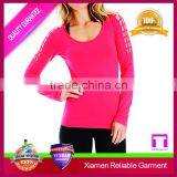 Sports Long Sleeve Cheap Dry Fit T-shirt thumbnail-2