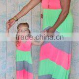 Summer Family Clothes Mother Daughter Beach Dresses Womens Kids Girls Dress Nice thumbnail-1