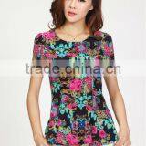 2013 Summer Women Fancy Printed Tops thumbnail-1