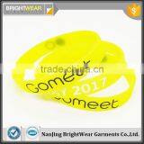 Hot Sale Unisex Pvc Silicone Rubber Slap Wristband thumbnail-1