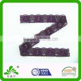 Hot Sale Purple Apparel Accessory Stretch Elastic Lace thumbnail-2