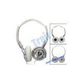 Fashionable and High Quality Hippest Lowrider DJ Headphones With Mic(White) thumbnail-1