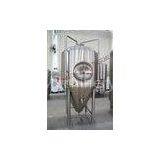 1 BBL Stainless Steel Beer Fermenter , Bar Stainless Steel Beer Fermentation Tank 3mm thumbnail-1
