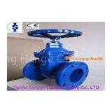 Carbon Steel Pneumatic Resilient Wedge Gate Valve Stem Gate With Handwheel