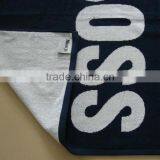 Larger Size and Thicker Weight, 2 Color Jacquard Terry Beach Towel thumbnail-3