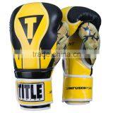 Custom Printed Leather Boxing Gloves