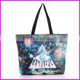 2014 New Trendy Digital Printed Ladies Fashion Canvas Wholesale Tote Bags
