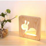 Новая настольная деревянная лампа LED с дизайном в форме животного thumbnail-2