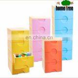 4 Layers TV Cabinets Latest Designs /Plastic Stackable Storage Drawers