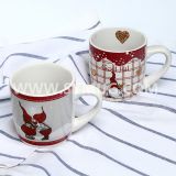 10 oz christmas ceramic coffee mugs