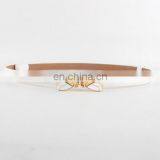 Hot Pink Bow Strap Belt Flower Buckle Adjustable Waist Belts For Dress thumbnail-5