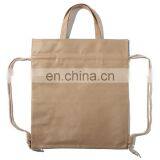 Custom Plastic pp Non-woven Disposable Drawstring Backpack Bag With Pocket