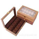 New Design Luxury 12 Slots High Quality WoodenWatch Box Watch Boxes Cases thumbnail-2