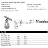 Adjustable Tube Support Stainless Steel Barbed Bracket SS304/316 on Balustrade Handrail Stair Fittings thumbnail-4