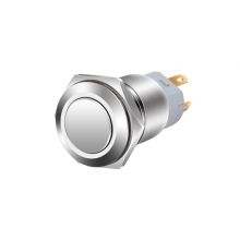 J&V 16MM Stainless Steel Metal Self-locking Button Switch