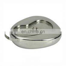 High Quality Stainless Steel Basin Surgical Bed Pan With Cover for Hospital thumbnail-3