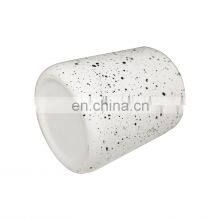 Cylinder Sprinkles Matte Candle Jar Splatter Paint Candle Vessels Speckled Customize New Ceramic Candle Jar thumbnail-3
