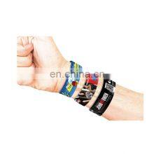 Custom Logo Printed Silicone Bracelet Wristband for Sale