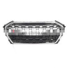 Grill for Audi Q3 SQ3 Honeycomb Grill for Audi Q3 SQ3 Car Accessories Front Grill for Audi Q3 SQ3 RSQ3 2020 2021 2022 thumbnail-2