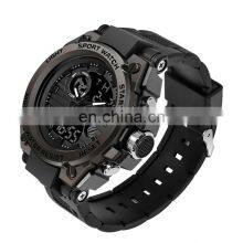 SANDA 739 High Quality Digital Quartz Watches For Men Rubber Strap Watch Fashion Led Men Watch thumbnail-3