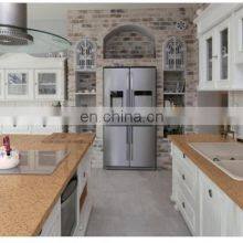 Factory Polished Faux Man Made Stone Kitchen Cookware Dining Table Conutertop Artificial Quartz Stone Tiles thumbnail-4