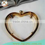 5.1 Inch Heart Shape Clutch Frame for Bags Purses Clasp
