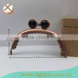 Wholesale Purse Sewing Metal Frame With Black Gems