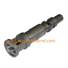 Screw barrel for extrusion machines and injection molding machines