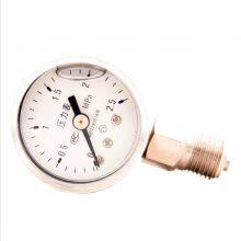 40MM Radial Liquid-filled Shock-resistant Stainless Steel Pressure Gauge With 2.5FS thumbnail-2