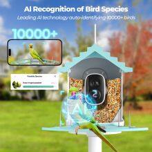 OEM/ODM Indoor Outdoor Wifi Bird Feeder Camera Night View Ai Bird Recognition Feeder Camera 3MP Solar Bird Feeder With Camera thumbnail-2