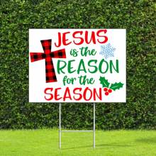 Wholesale Custom PP Corrugated Plastic Christmas Yard Decoration Signs thumbnail-3