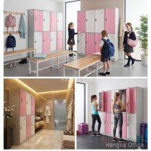 ABS Plastic Locker ABS-COMB-6 | The Stackable Modular Unit for Public Bathrooms | With Integrated Storage Box thumbnail-2