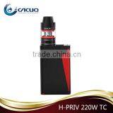 Stock Smok H-PRIV 220W Starter Kit With Micro TFV4 Atomizer Wholesale Price thumbnail-4