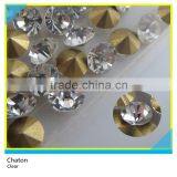 Gold Plated Sewing on Claw Rhinestone Clear Ss14 27pp 1 Gross 144 Pcs thumbnail-1
