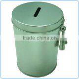 Custom Printing Tin Money Box With Lock and Key thumbnail-1