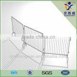 Steel Barricade - Heavy Duty, High Visibility DOT Reflective Stripes