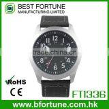 FT1336_GR High quality 3 atm water resistant military black watches