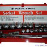 3/4" Drive Hand Tool Set Socket Wrench With Auto Maintenance Tools