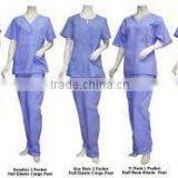 Customized High Quality Navy Hospital Scrubs , Uniform Manufacturer With Polyester/cotton Material thumbnail-2