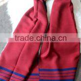 High Grade Fashion Women Brand Navy Blue Wool Cashmere Scarf Pashmina With Fringes thumbnail-3